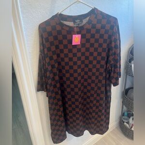 Dressed in LaLa ribbed playsuit top. Size M